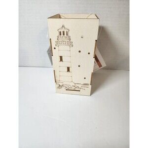 Led Unfinished Wood Lantern Lighthouse